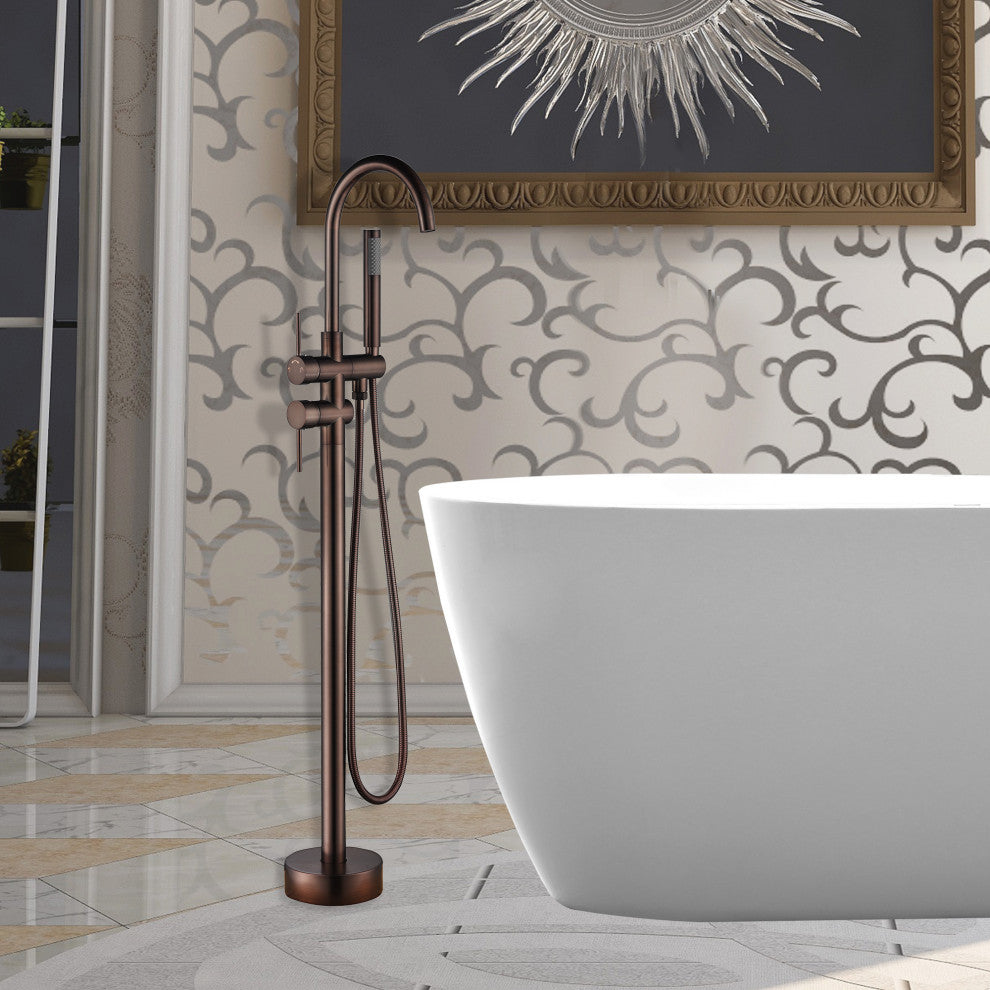 Vanity Art Freestanding Bathtub Faucet, Oil Rubbed Bronze