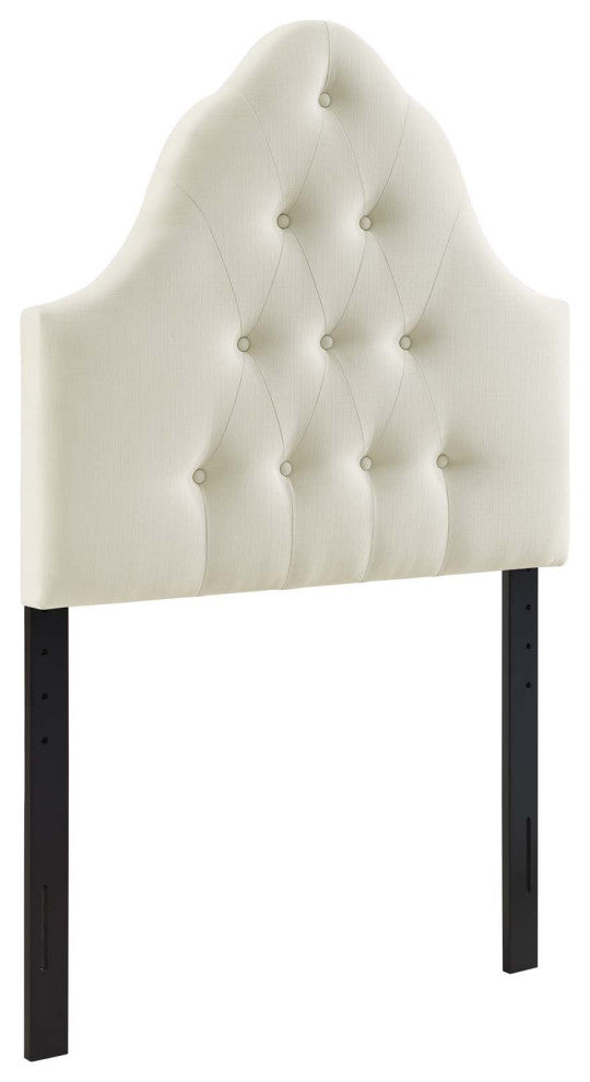 Sovereign Twin Fabric Headboard, Ivory
