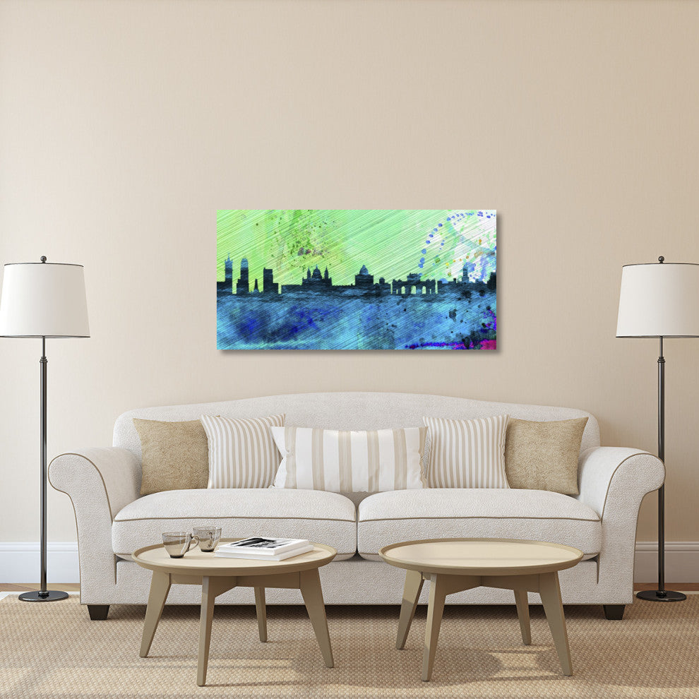 "Madrid City Skyline" Fine Art Print