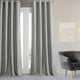 Silver Grommet Blackout Vintage FauxSilk Dupioni Single Panel, 50"x96"
