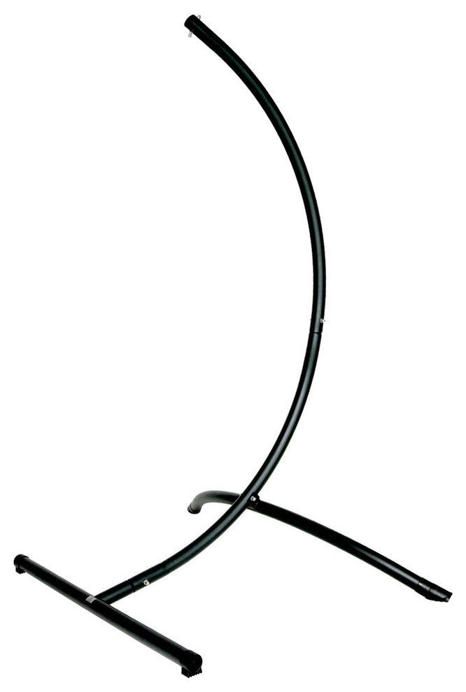 Hammaka Arc Hanging Chair Stand, Black, Powder Coated for Rust Resista
