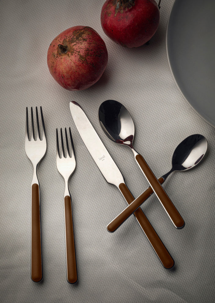 Fantasia Flatware Set, Tobacco, 20 Pcs.