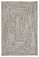 Corsica CC19 Silver Shimmer Indoor/Outdoor Area Rug, Rectangular 2'x8'
