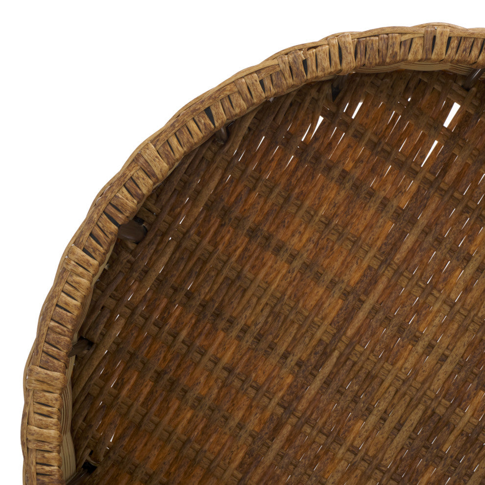 Safavieh Couture Indoor-Outdoor Anguilla Wicker Coffee Table, Natural