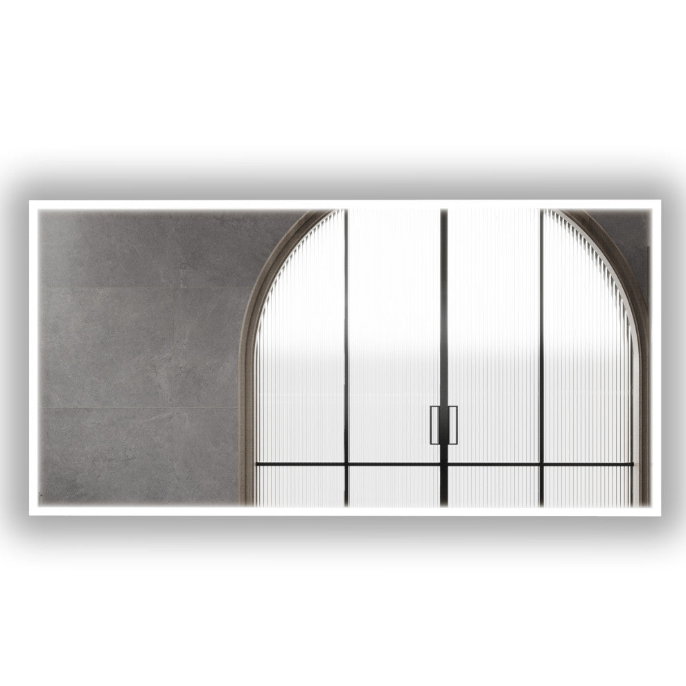 Bianca Modern LED Bathroom Vanity Mirror, 60''x30''