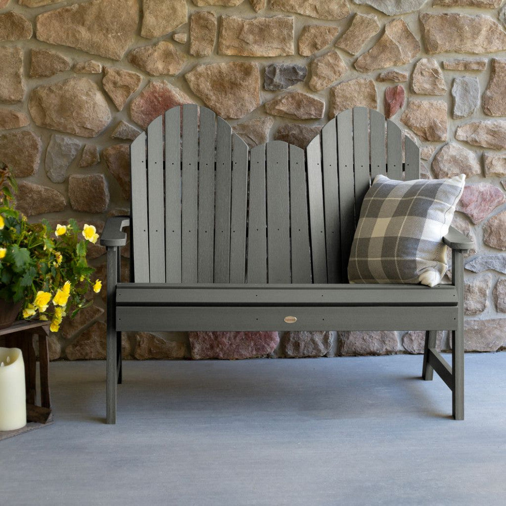 Hamilton 4' Dining Height Bench, Coastal Teak
