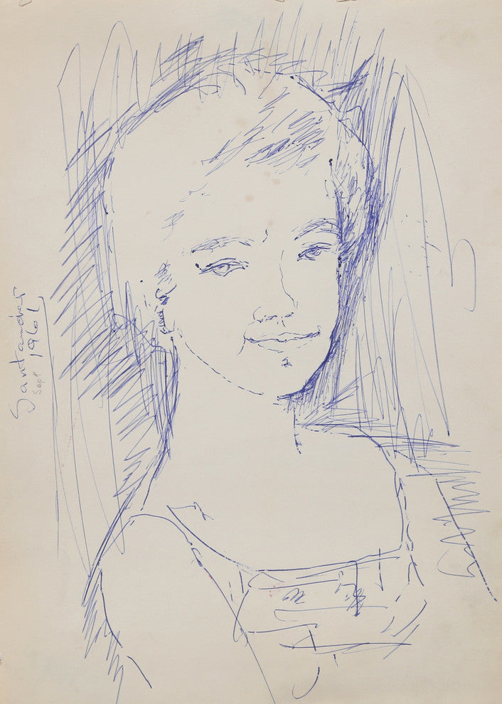 Eve Nethercott "Santander" Ink Drawing