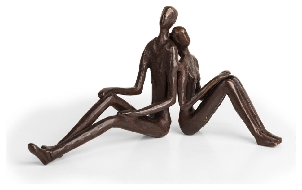 Danya B Romantic Couple Bronze Sculpture
