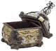 Falkville Resin Square Decorative Box, Gray/Green