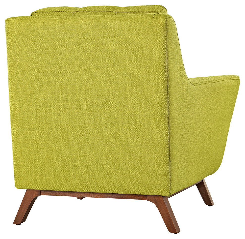 Modern Contemporary Fabric Armchair , Green, Fabric