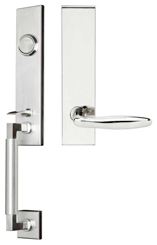 Summer Lever, Tubular Dummy Handle set, Right Hand, Polished Stainless Steel