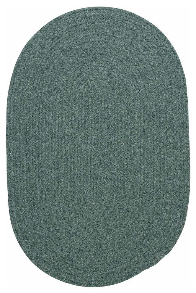 Colonial Mills Bristol WL27 Teal Traditional Area Rug, Round 10'x10'