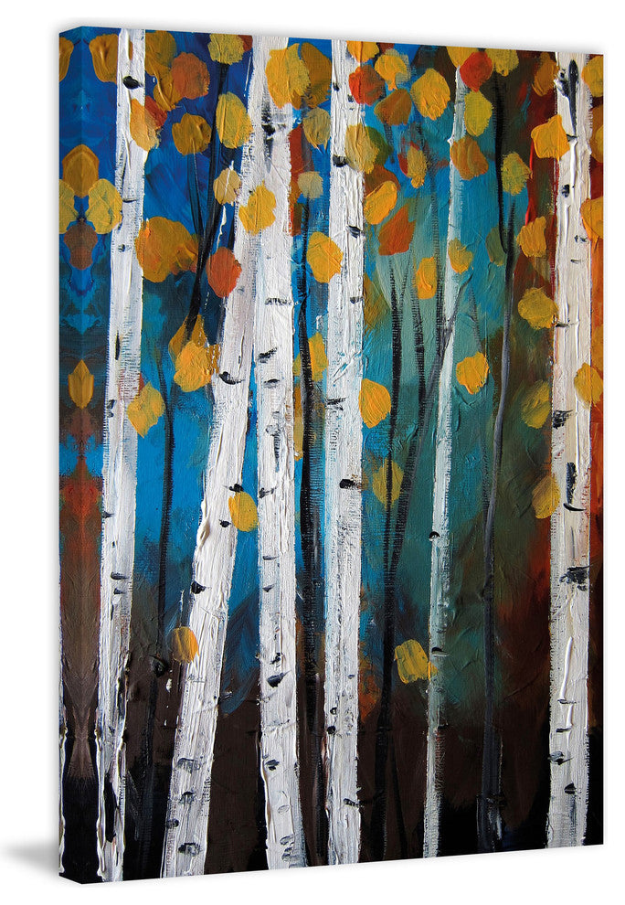 Marmont Hill, "Autumn Trees" by Christine Lindstrom on Wrapped Canvas, 40x60