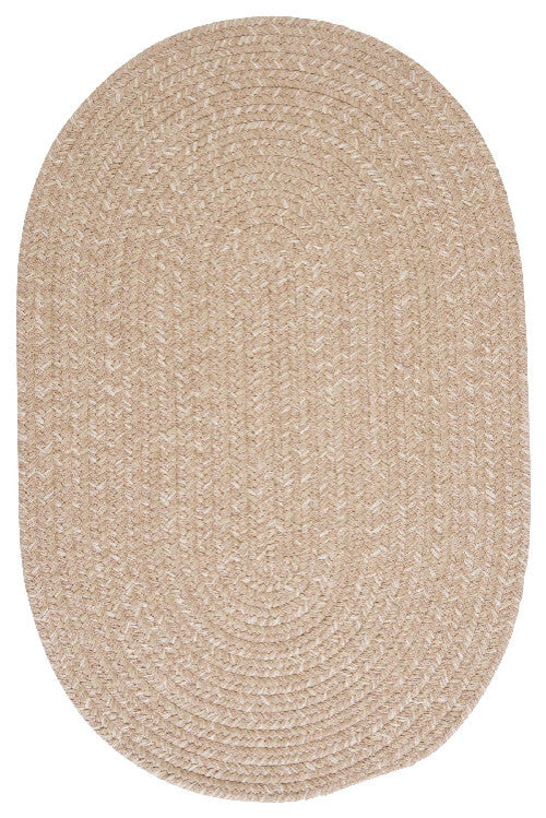 Colonial Mills Tremont TE99 Oatmeal Traditional Area Rug, Oval 2'x3'