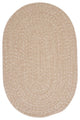 Colonial Mills Tremont TE99 Oatmeal Traditional Area Rug, Oval 2'x3'