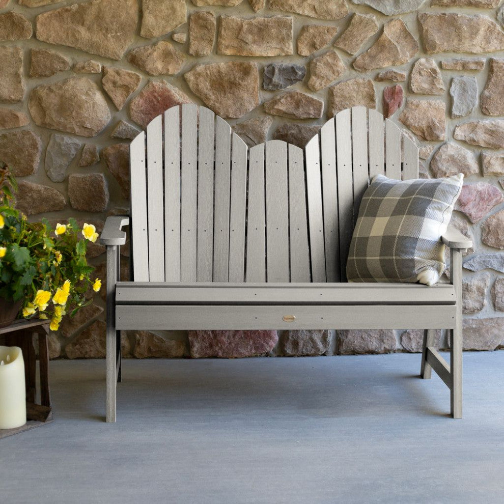 Hamilton 4' Dining Height Bench, Harbor Gray