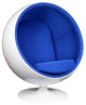 Modern Contemporary Living Room Lounge Chair Blue