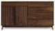 Copeland Catalina 4 Drawers, 1 Drawer, 2 Doors On Left Buffet, Natural Walnut
