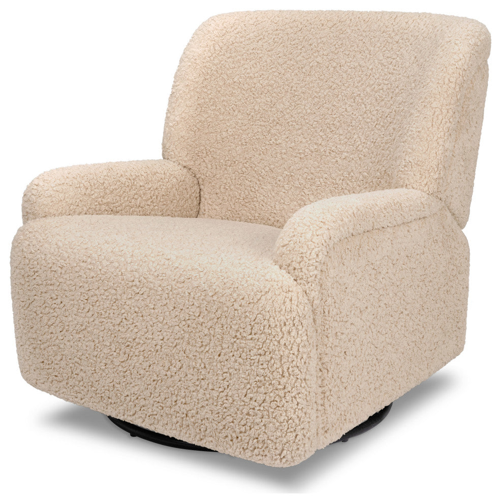 Winslow Extra Wide Recliner and Swivel Glider, Chai Shearling