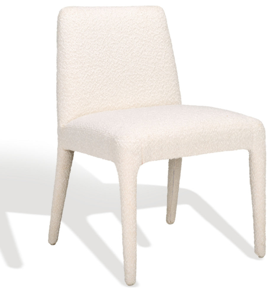Safavieh Couture Derrick Boucle Dining Chair, Ivory