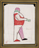 Kazimir Malevich Costume Design for Opera Victory Over Sun