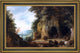 Joos De Momper Monk's Hermitage in a Cave Framed Premium Canvas Print, 18"x27"