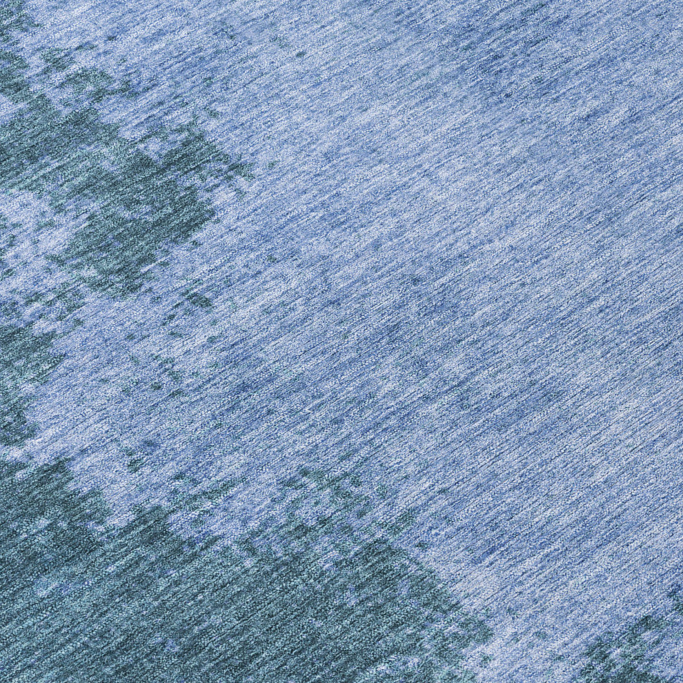 Machine Washable Indoor/Outdoor Chantille ACN1913 Denim 10' x 14' Rug