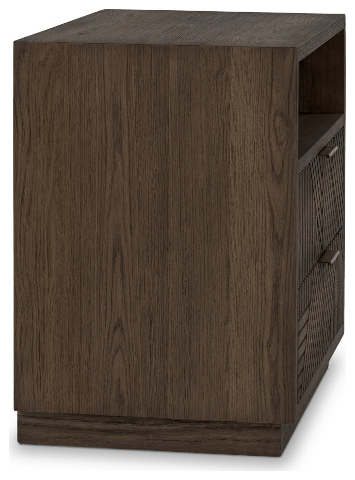 Santa Clara 2-Drawer Wood Night Stand