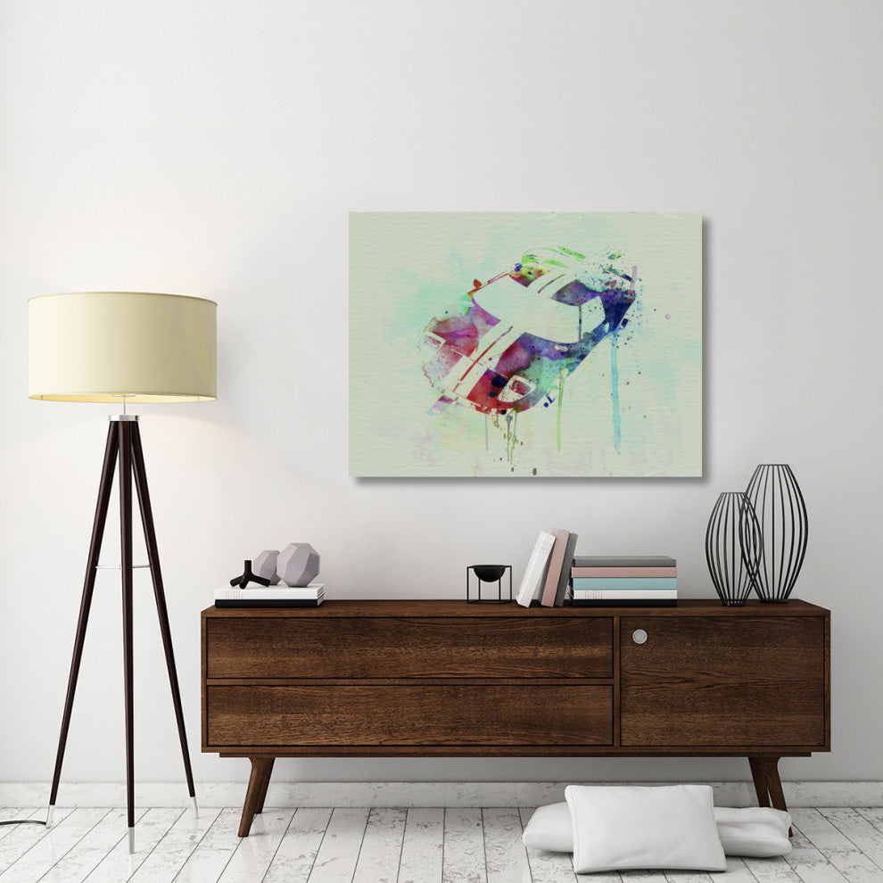 "Ford GT Top Watercolor" Fine Art Print