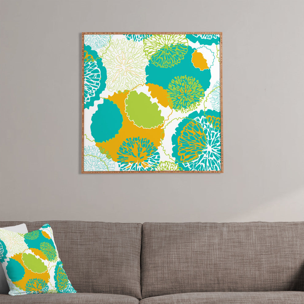 Deny Designs Karen Harris Brandywine Falls Citrus Incarnation Framed Wall Art