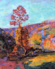 Armand Guillaumin Landscape at Crozant Premium Canvas Print