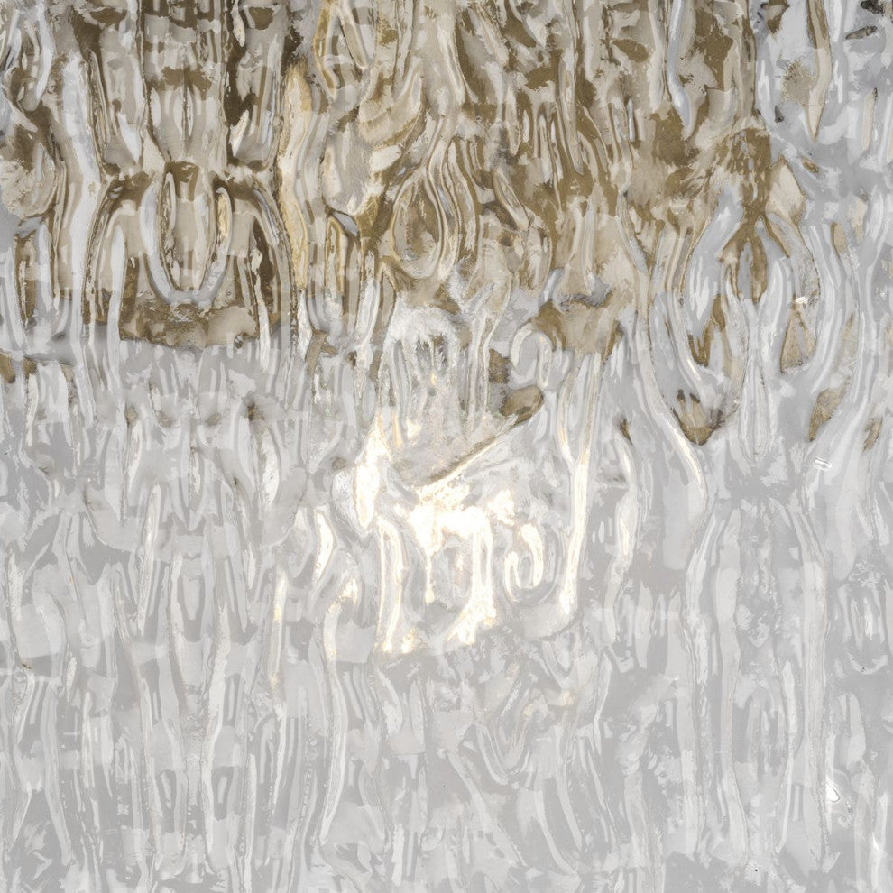 Chevall Collection 2-Light Modern Organic Wall Sconce, Gold Ombre