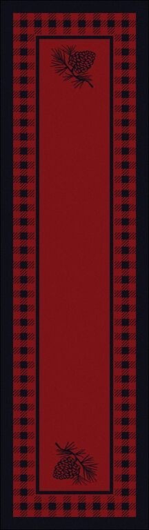 Pine Refuge Rug, 2'x8'