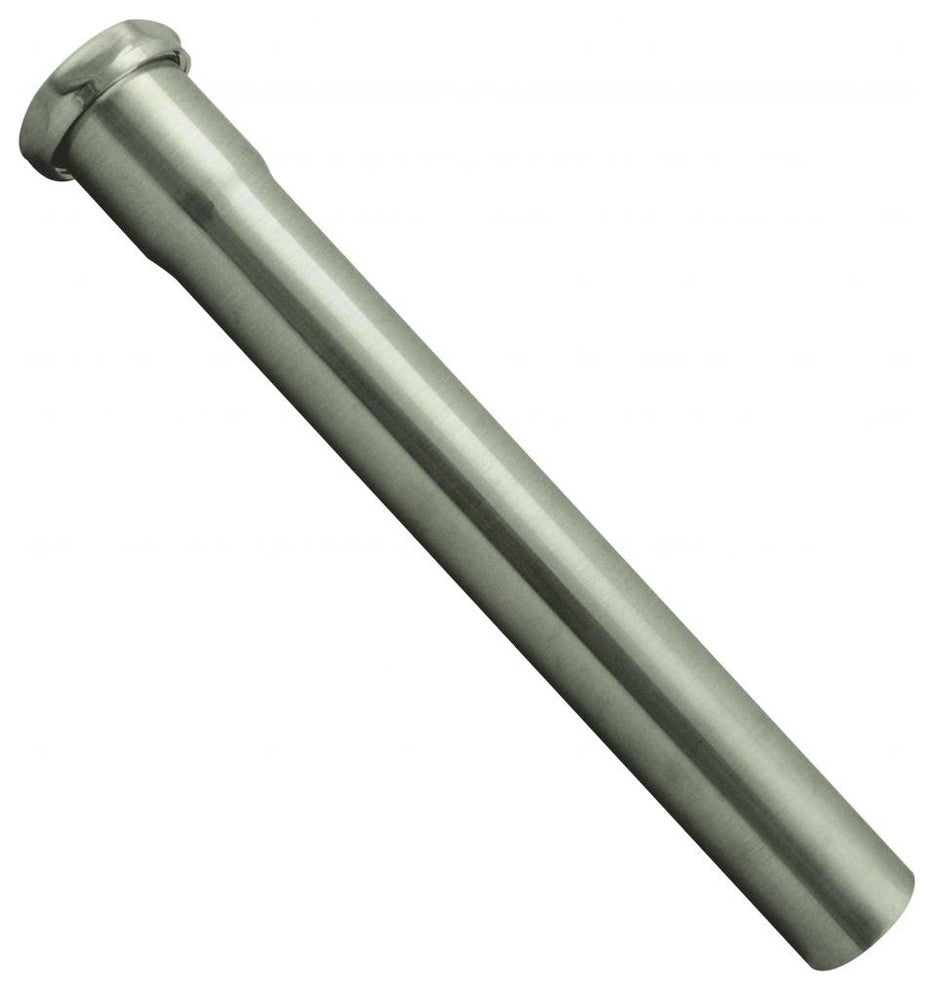 1.5" Od X 12" Slip Joint Extension Tube In Satin Nickel