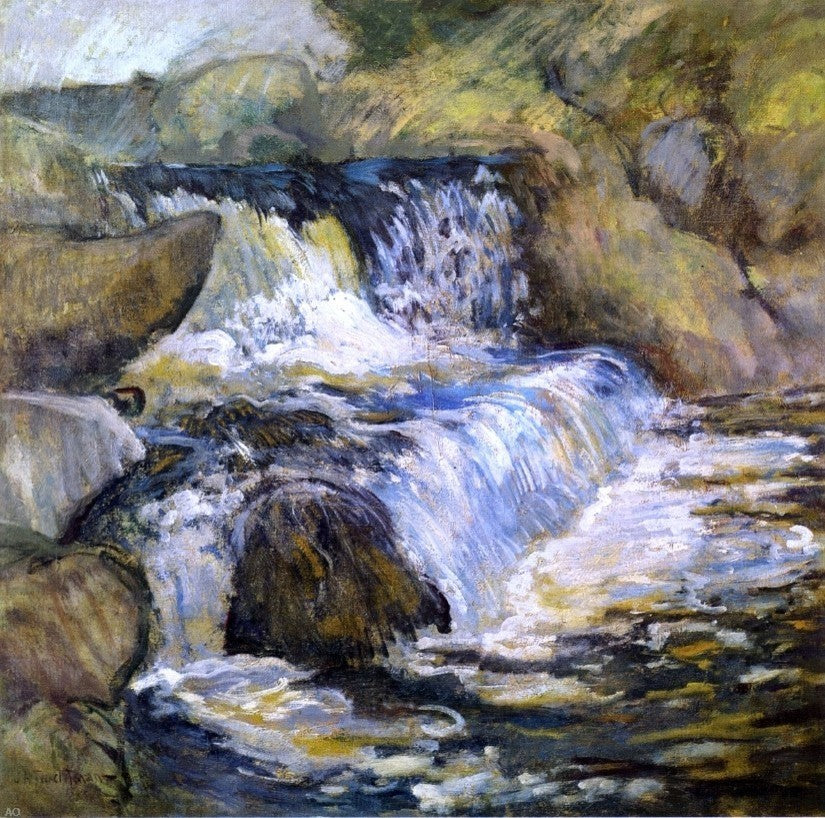 John Twachtman the Cascade Premium Canvas Print