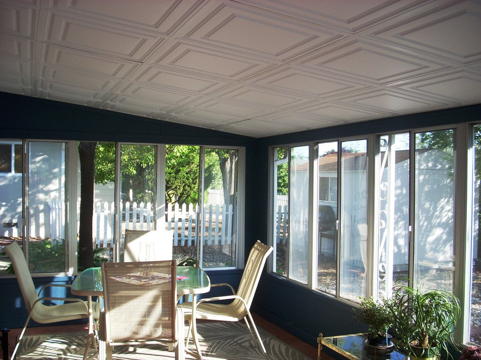 24"x48" Ceilume Stratford Ceiling Tiles, White