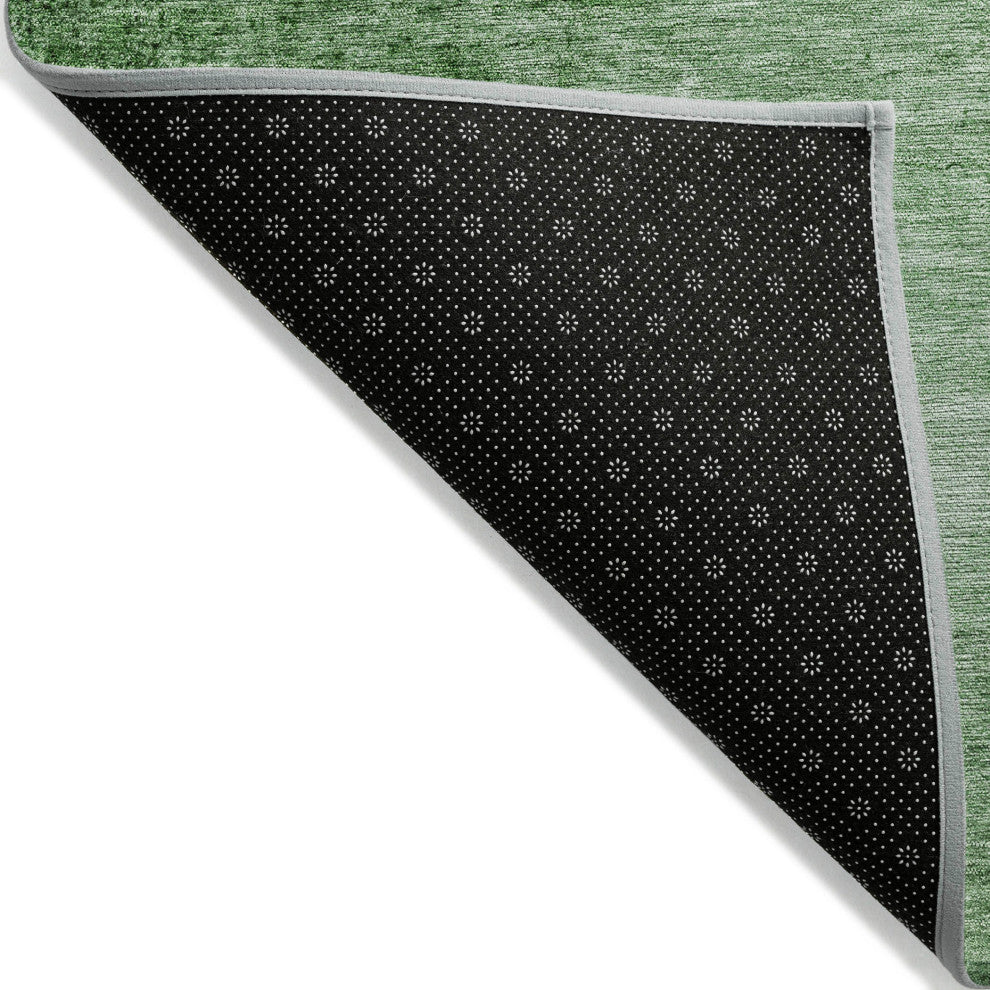 Machine Washable Indoor/Outdoor Chantille ACN1884 Green 9' x 12' Rug