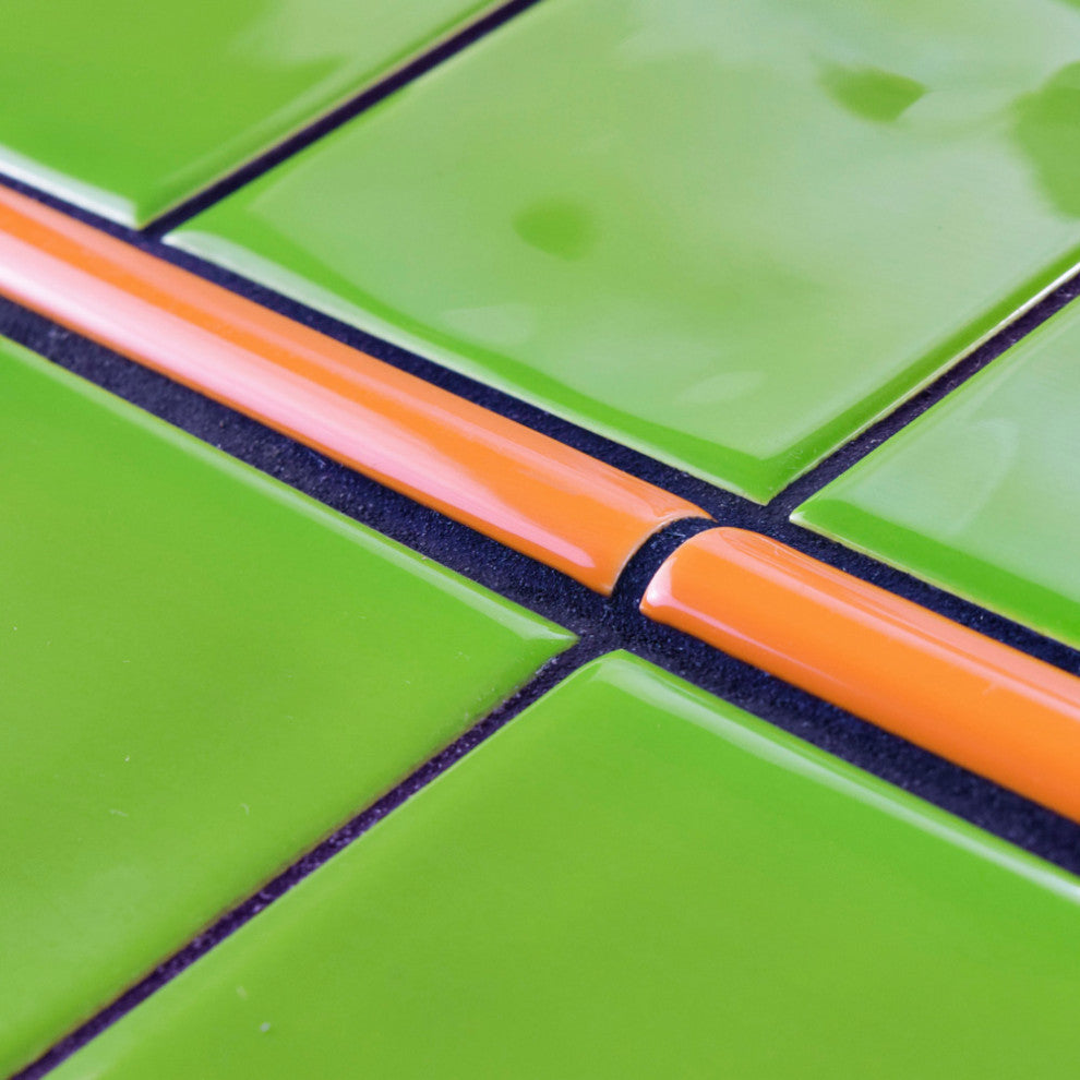 Twist Orange Sunset Ceramic Wall Trim
