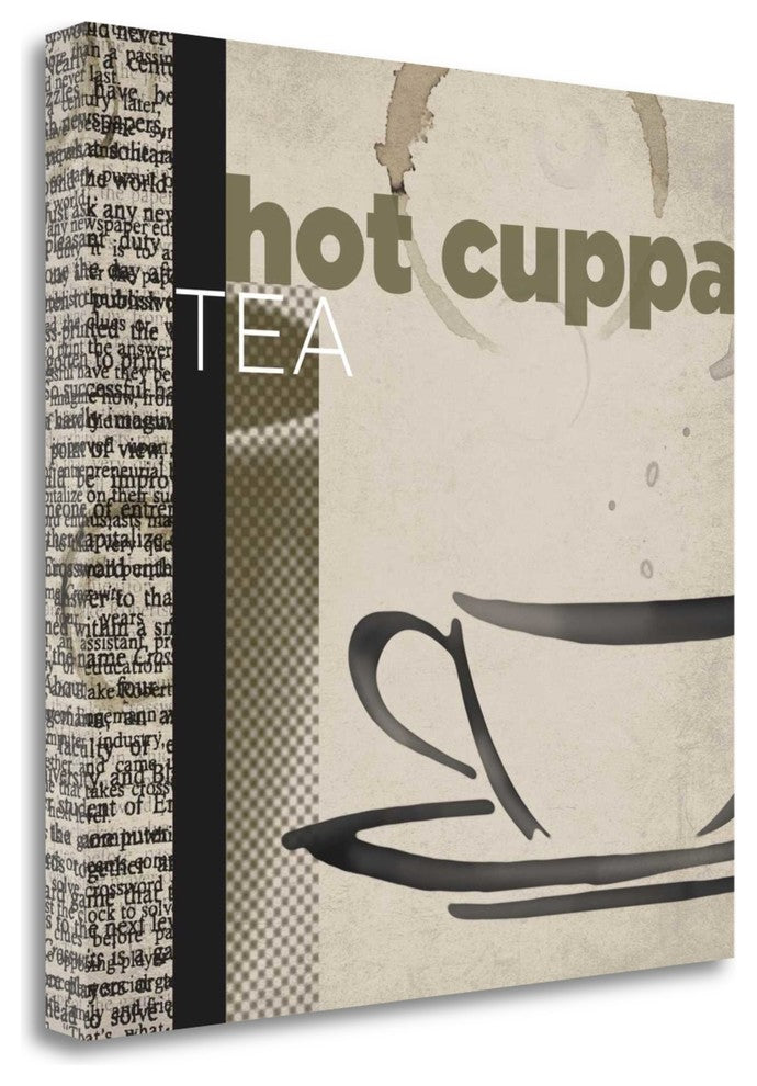 "Hot Cuppa Tea" By Tandi Venter, Giclee Print on Gallery Wrap Canvas
