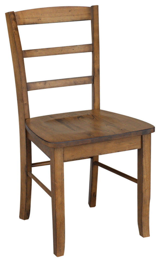 Set of Two Madrid Chairs, Pecan