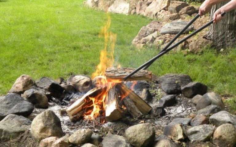Sunnydaze 40" Log Claw Grabber Moves Fire Wood Easily and Safely