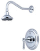 Americana Single Handle Shower Trim Set, Polished Chrome
