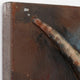 Long Horn Primo Mixed Media Hand Painted 3D Metal Wall Art