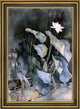 Ralph Wormsley Curtis White Lotus Framed Premium Canvas Print, 18"x27"