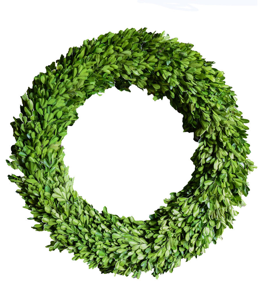 Boxwood Country Manor 24" Round Wreath
