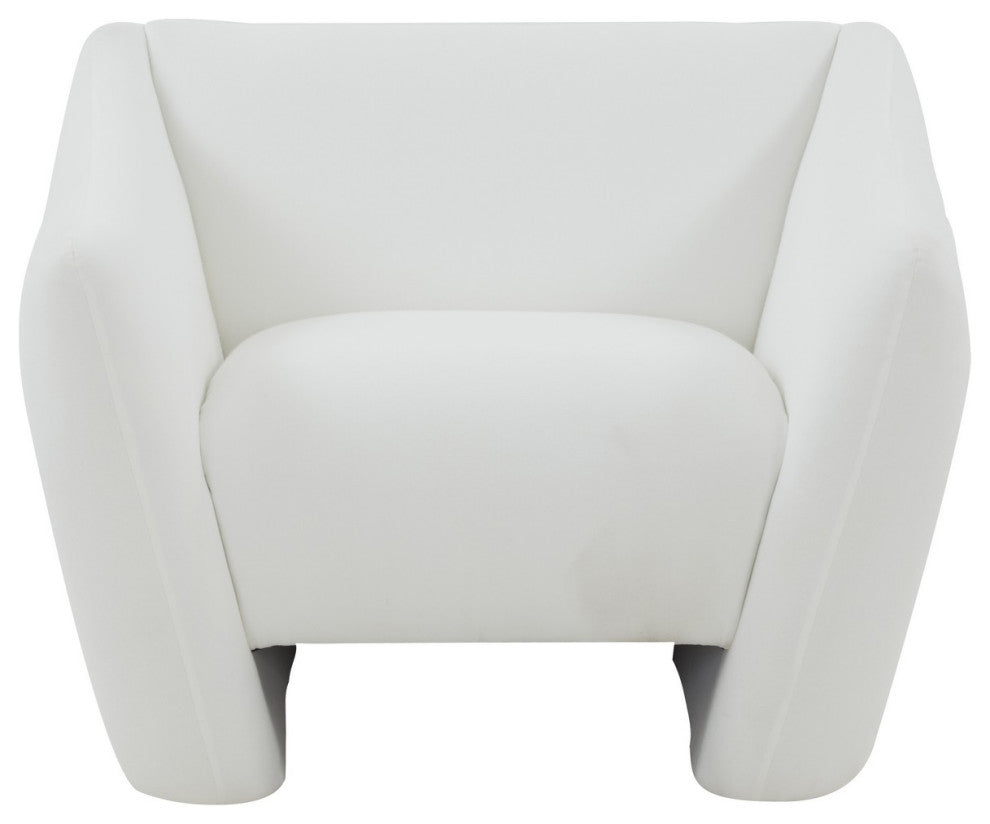Safavieh Couture Stefanie Modern Accent Chair, White