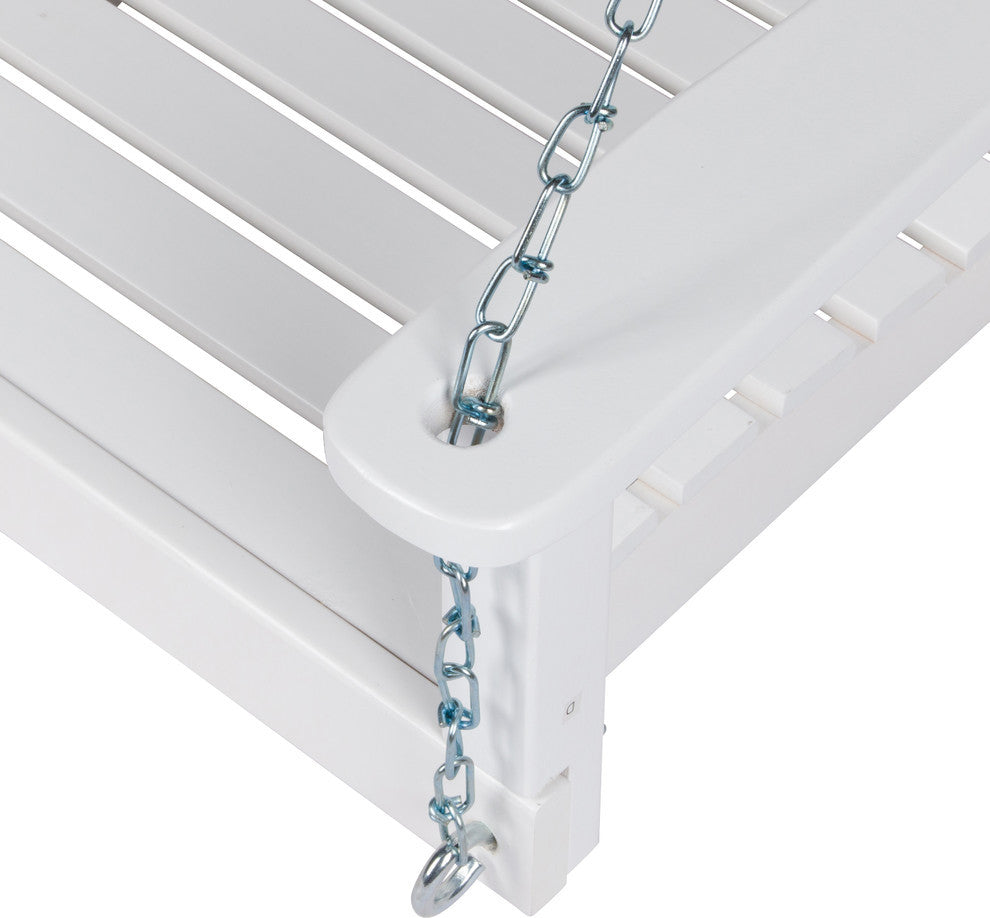 Maine Porch Swing, White