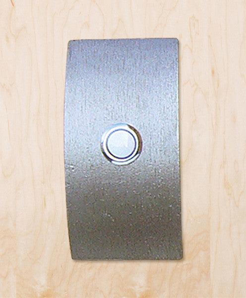 Arc Bell Plate With Button, Bronze