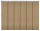 Anders 6-Panel Track Extendable Vertical Blinds 98-130"W