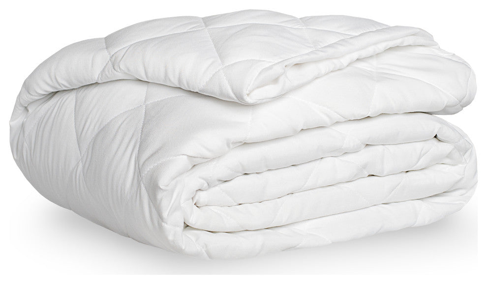 Bare Home Quilted Fitted Mattress Pad, Full